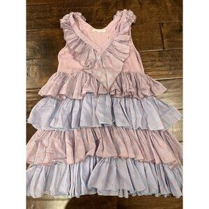 Donoratico Ruffle Blouse size Small Boho Chic